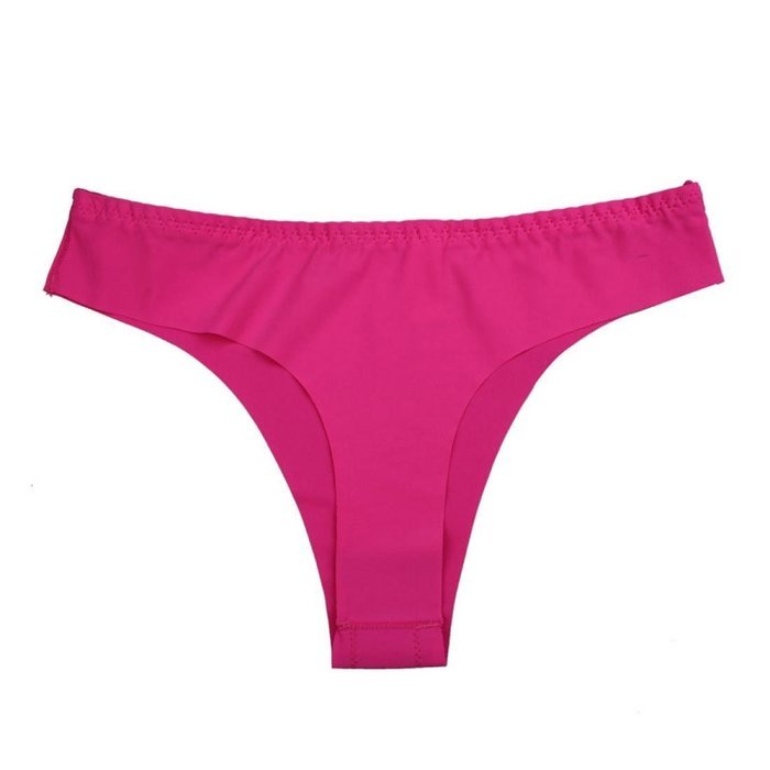 Underswear Laimeng, Hot Women Invisible Underwear Thong Cotton Spandex Gas Seamless Crotch (Purple) N4