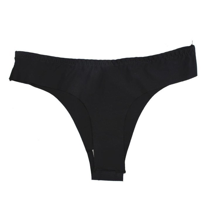Underswear Laimeng, Hot Women Invisible Underwear Thong Cotton Spandex Gas Seamless Crotch (Purple) N5