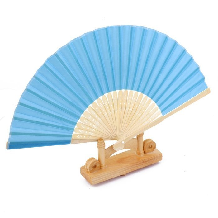 Chinese Folding Fan Retro Hand Fan Wedding Favors (White) N16
