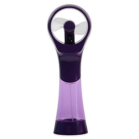 O2 COOL Reverse Trigger Misting Fan in Teal (Purple)