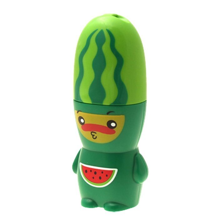 TOOGOO(R) Portable Watermelon Pattern Battery Powered Mini Green Cooling Fan