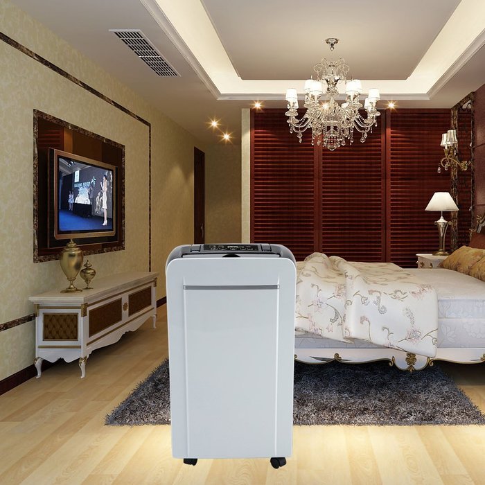 OULUN Energy Star Compressor Dehumidifier with Water Tank 20 pint 15-25 Square Meters for Home Kitchen White N5
