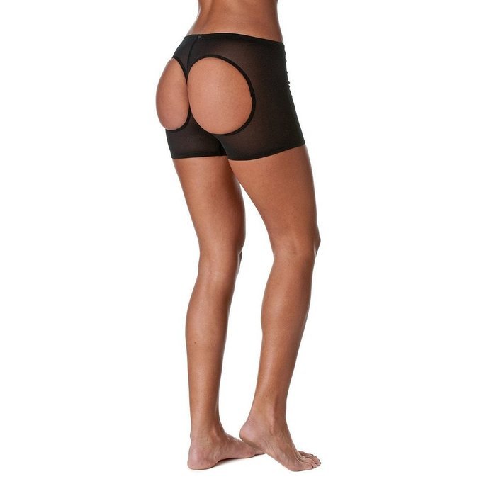 FAHOME (TM) Girdle Butt Lifter Boy Shorts Enhancer Shapewear Panty (M, black)