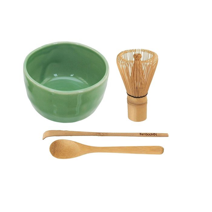 BambooMN Brand - Matcha Tea Bowl - White N4