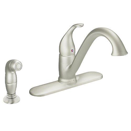 Moen 7840CSL Camerist One-Handle Low Arc Kitchen Faucet, Classic Stainless by Moen