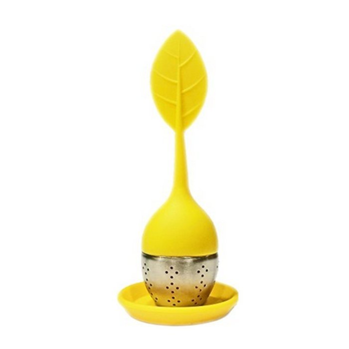 MAXGOODS Fine Silicone & Stainless Leaf Tea Strainer Teaspoon Infuser N5