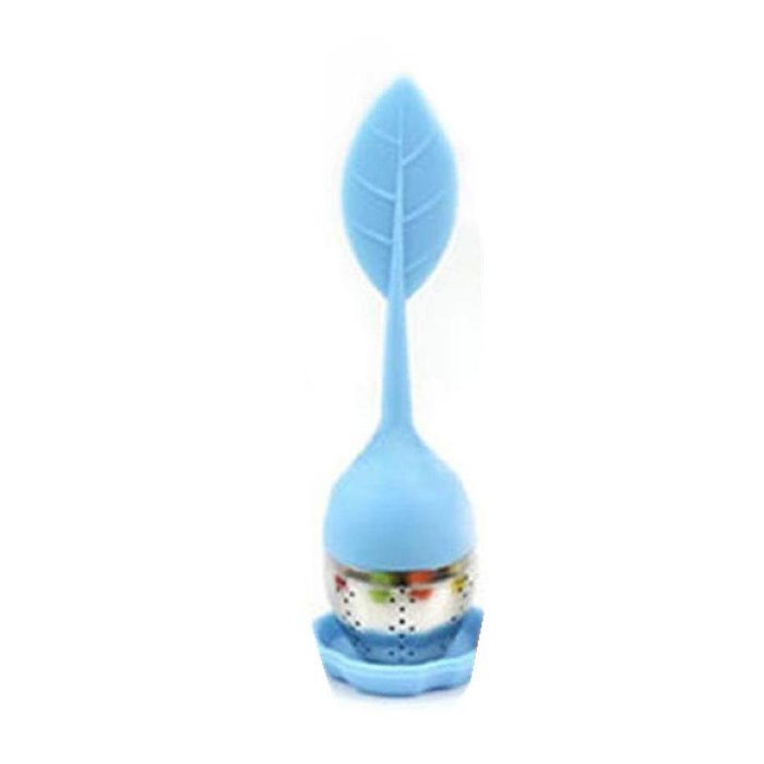 MAXGOODS Fine Silicone & Stainless Leaf Tea Strainer Teaspoon Infuser N6