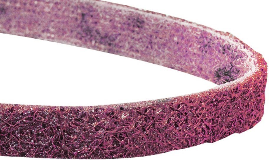 Dynabrade 78020 1/2-Inch Wide by 18-Inch Length Medium Non-Woven Nylon DynaBrite Belt, Maroon N2
