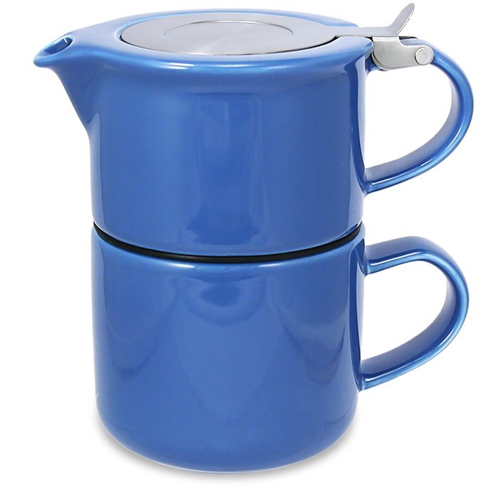 FORLIFE Tea for One with Infuser 14 ounces, Black Graphite N2