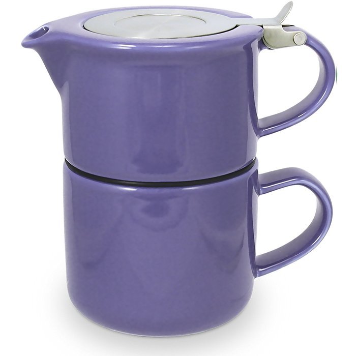 FORLIFE Tea for One with Infuser 14 ounces, Black Graphite N3