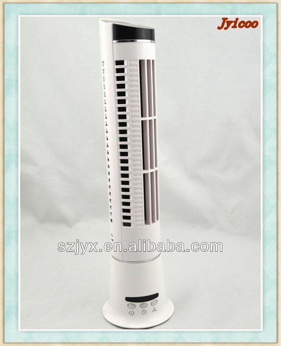 JY502D super mute leafless ABS plastic brushless timing function USB battery mini table desktop rechargable tower... N3