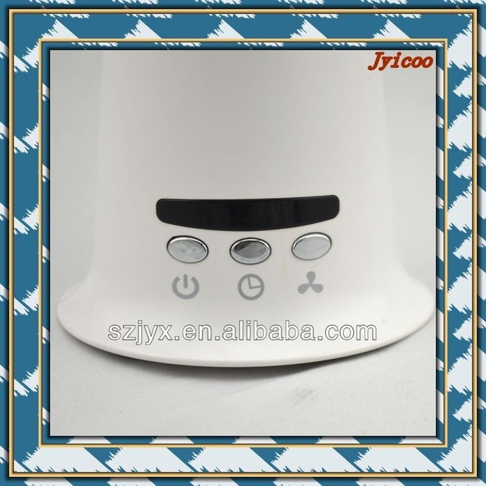 JY502D super mute leafless ABS plastic brushless timing function USB battery mini table desktop rechargable tower... N4