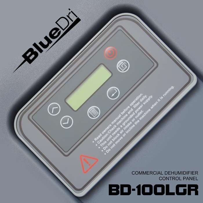 BlueDri BD-100LGR Green Commericial Dehumidifier for Water Damage Restoration Flood Moisture Mold Removal Water... N6