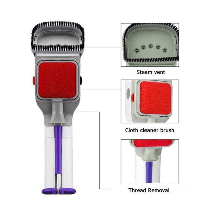 Handheld Garment Steamer Brush, FeBite Powerful Ironing Machine Portable Clothing Fabric Hanging Steam Brush 650W... N3