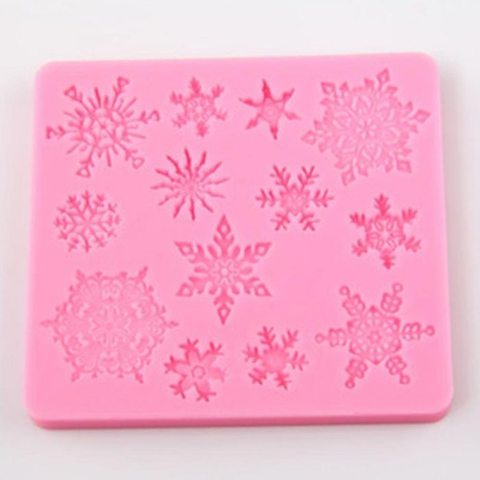 GOOTRADES 3D Snowflake Silicone Mould Fondant Silicone Sugar Mini Mold Craft Molds DIY Cake Decorating