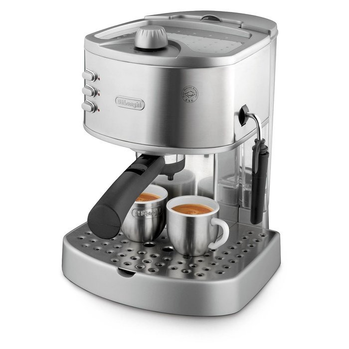 DeLonghi EC330 15-Bar Pump Espresso Machine with Manual Frother
