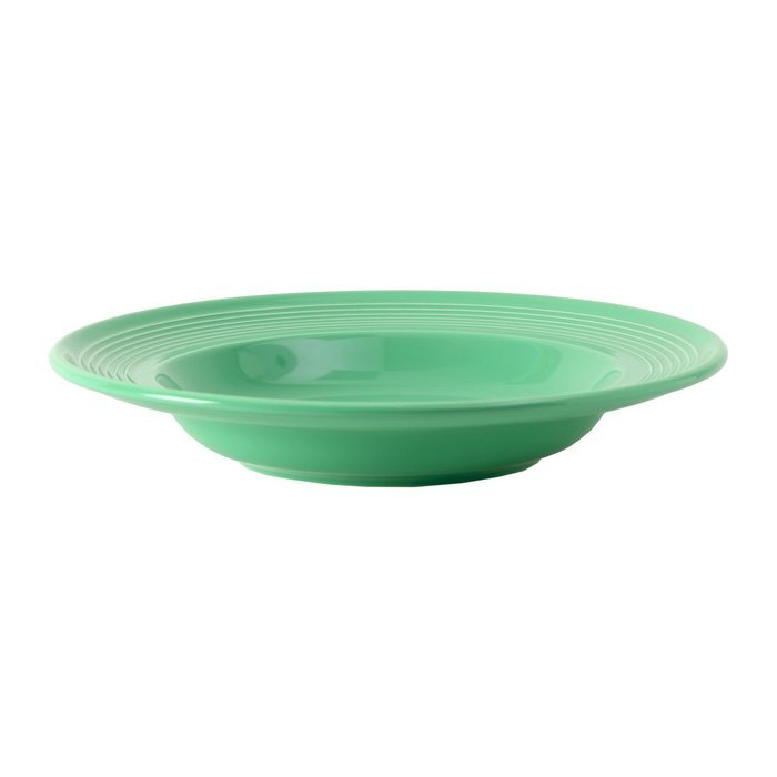 Tuxton Home Concentrix Bowl (Set of 4), 13 oz, Cayenne Red; Restaurant Grade Nonporous Virtrified China; Thermal... N4