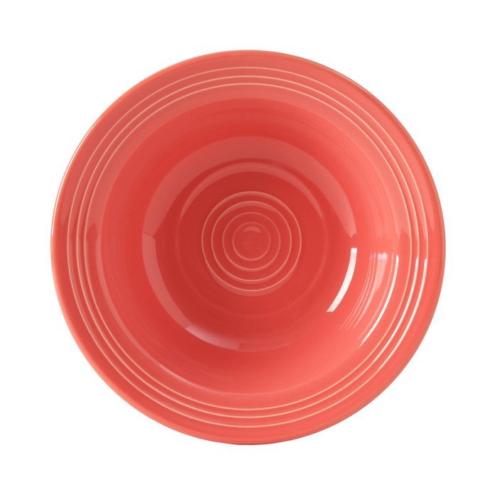 Tuxton Home Concentrix Bowl (Set of 4), 13 oz, Cayenne Red; Restaurant Grade Nonporous Virtrified China; Thermal... N6