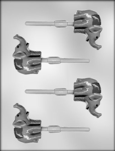 CK Products 2-1/2-Inch Elephant Sucker Chocolate Mold