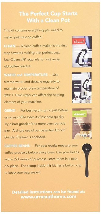 Urnex 1-2 Brew Home Coffee Maker Cleaning System