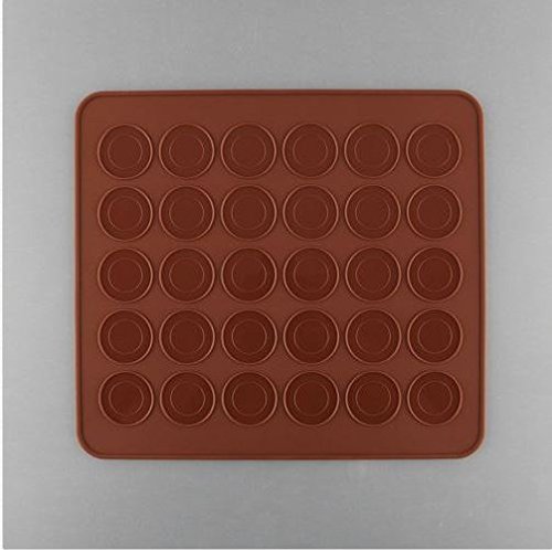 Muffins/Almond Round Cakes Tools Size 2629cm Cavity Donut Macaron Silicone Mat ,Christmas Bakeware