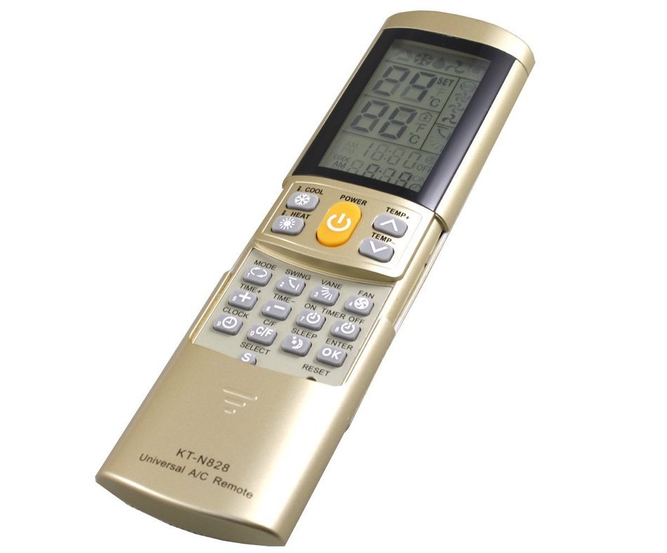 Universal ac remote control for 50+ Brands LG AC Remote - 2000+ Models Option - HOBBYMATE (Gold Color) N4