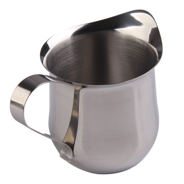Awakingdemi Stainless Steel Coffee Shop Small Milk Cream Waist Shape Cup Jug 5OZ(150ml)