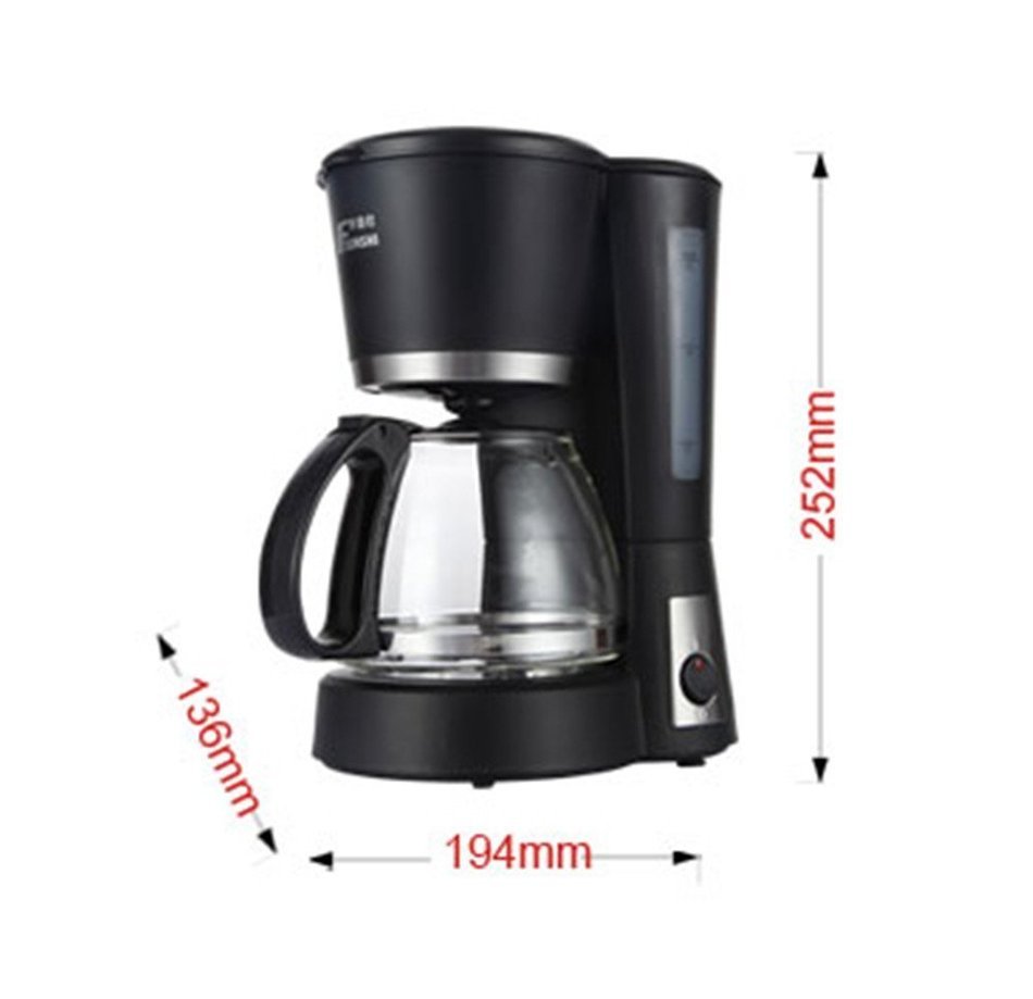 Royal- MD-210 American Style Fully Automatic Drip Coffee Machine Anti-dry Thermal Insulation Coffee Pot 0.6L N2