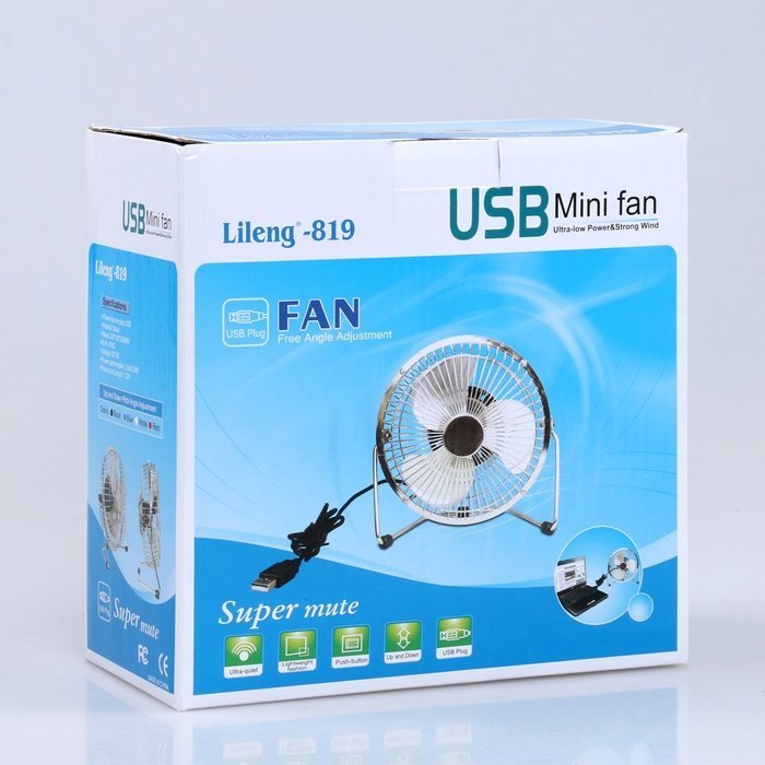 Mini Fan, DTFDTW 6-Inch Clip-On Fan Small Size USB Table Desk Personal Fan,Ideal For The Home, Office, Dorm, &... N5