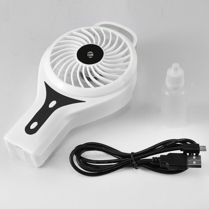 Handheld Fan Spray,SOONHUA 3 Modes Speed Rechargeable Mini Fan & 2 Modes Cool Misting Humidifier for Home Office... N25