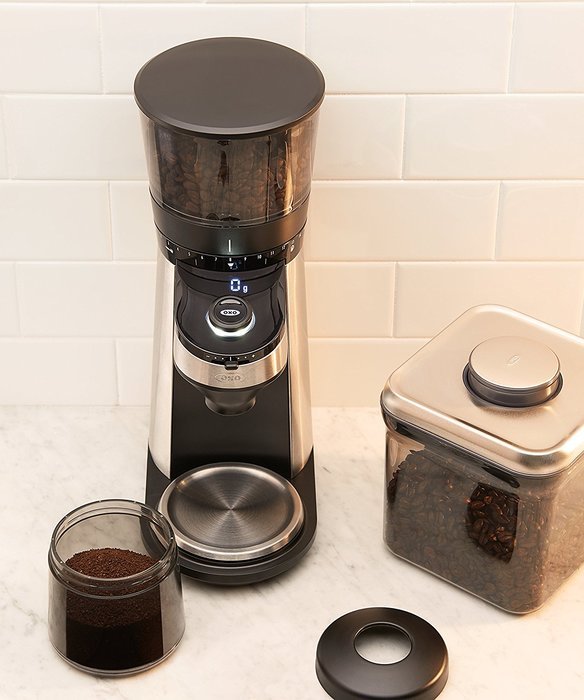 OXO On Conical Burr Coffee Grinder with Intelligent Dosing Scale