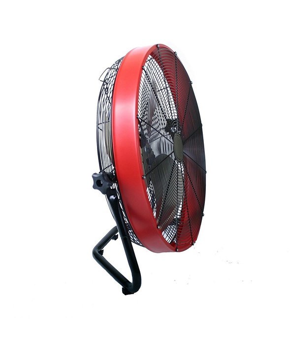MaxxAir HVFF 20S REDUPS Shroud Floor Fan, 20-Inch, Red N3