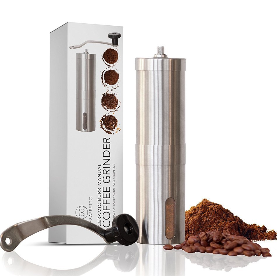 Best Consistent Grind Manual Ceramic Burr Coffee Grinder Stainless Steel With Adjustable Ceramic Burr For Precise... N2