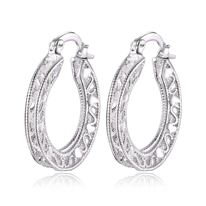 cute Fashion Silver plated charms Pretty women retro pretty wedding NEW Earring N2