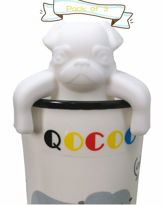 QOCOO Pack of 5 Loose Leaf Tea Infuser Strainers for Herbal Weight Loss Tea and Mulling Spices Made from Food-Grade...