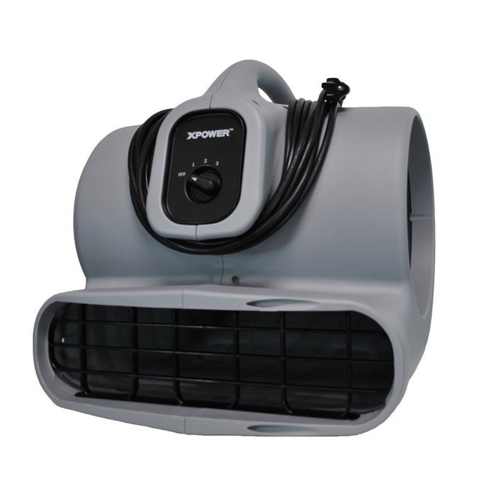 XPOWER P-630 1/2 HP 2800 CFM 3 Speed Professional Air Mover, 5.0-Amp N12