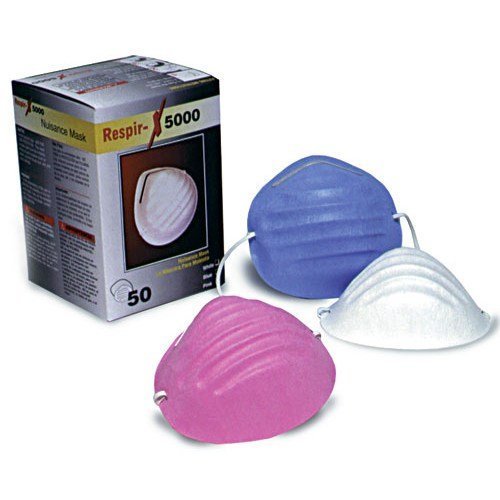 Sap5000 Respir-X 5000 Dust Face Mask, White, 50/Box by stanleysupply