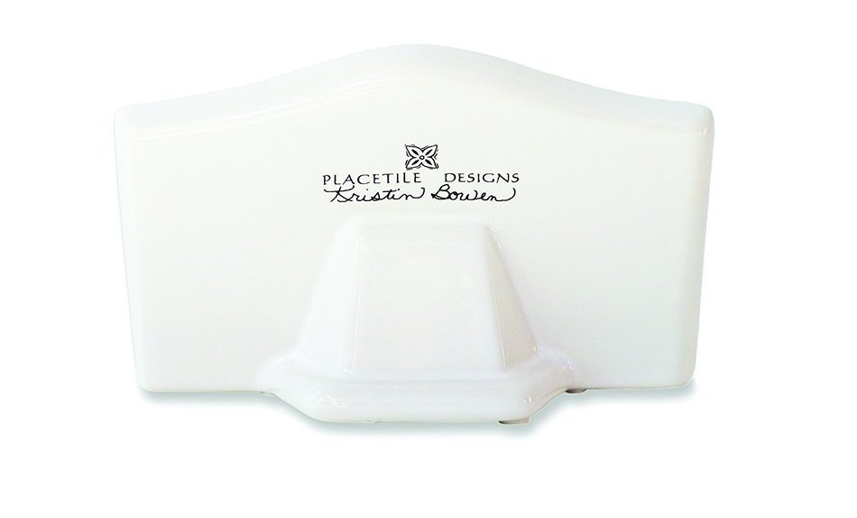 Place Tile Designs Set of 6 Scroll Dry-erase Ceramic Place Card