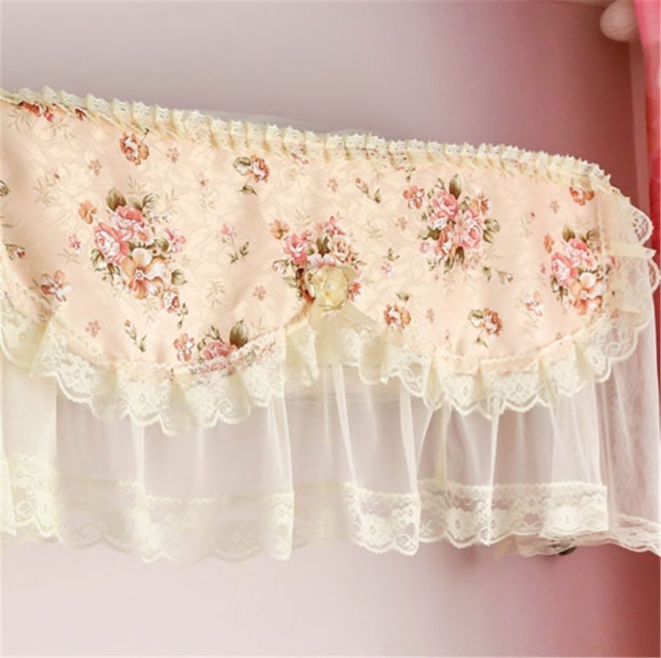 Bestwishes2u 1pcs Lace Air Conditioner Anti Dust Cover Air Conditioner Dustproof Cover N9