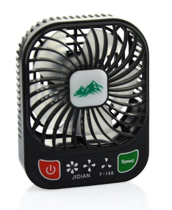 Welltop&reg; 3'' Mini Pocket Fan 3-INCH Electric Personal Fans 3 Speeds Portable Mini USB Rechargeable Summer Fan... N4