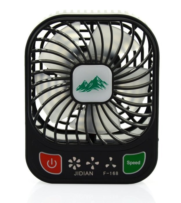 Welltop&reg; 3'' Mini Pocket Fan 3-INCH Electric Personal Fans 3 Speeds Portable Mini USB Rechargeable Summer Fan... N5