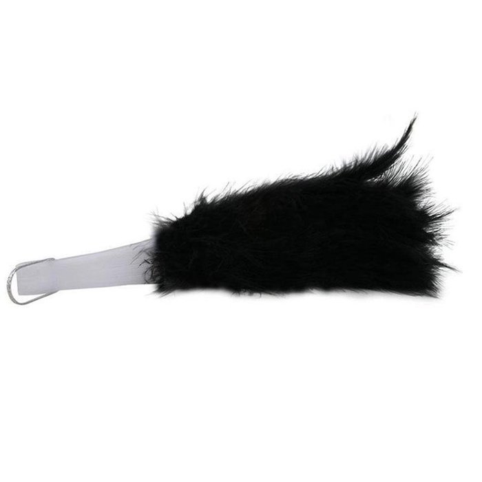 Beauty Clubs Wedding Hand Fancy Dress Costume Dance Feather Fan (Black) N8