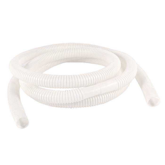 Plastic Drain Hose Pipe for Air Conditioner 2M 6.6Ft 15mm x 16mm White
