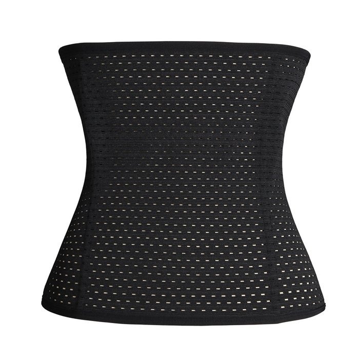 Ursexyly Waist Trainer, Breathable Cincher with Mesh Zipper Steel Boned N9