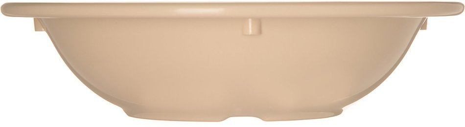 Carlisle 4352925 Dallas Ware Melamine Grapefruit Bowl, 10 oz. Capacity, 5.95 x 1.54", Tan (Case of 48) N2