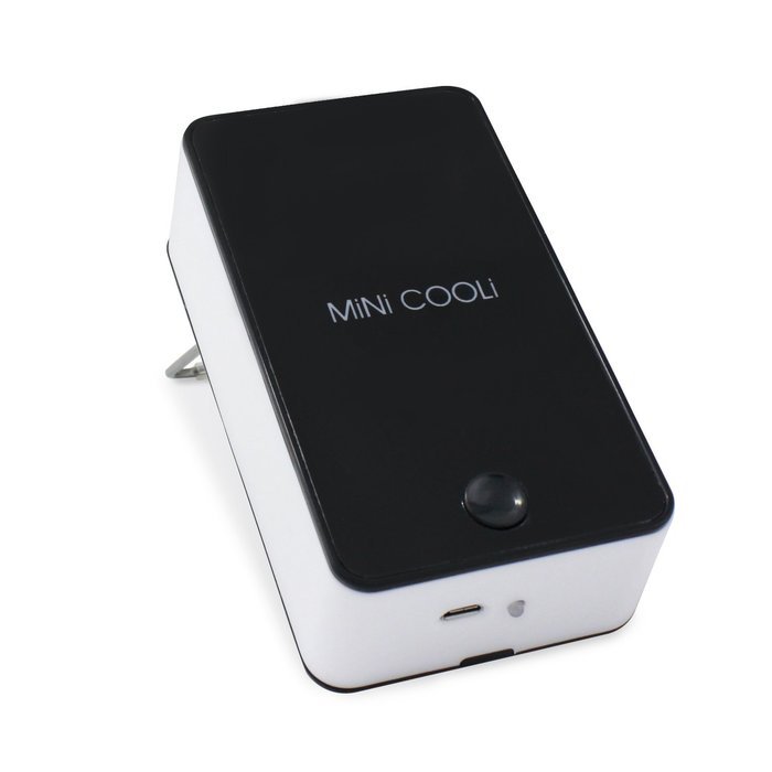 ESUMIC Portable Rechargeable Mini Handheld Air Conditioner, Black (USB-MINI-FAN-BK) N3