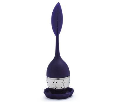 Teami Blends Leaf Infuser - Stainless Steel with Silicone Handle. Brew a Cleaner, Smoother Infused Cup of Tea.