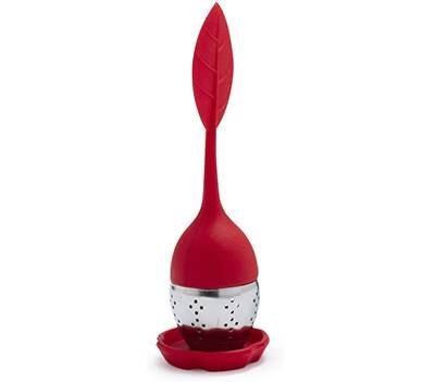 Teami Blends Leaf Infuser - Stainless Steel with Silicone Handle. Brew a Cleaner, Smoother Infused Cup of Tea. N2