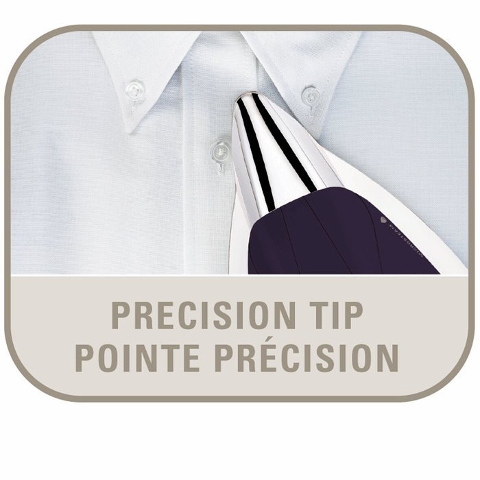 Rowenta DG8430 Pro Precision 1800-Watt Steam Iron Station Stainless Steel Soleplate, 400-Hole, Purple N4