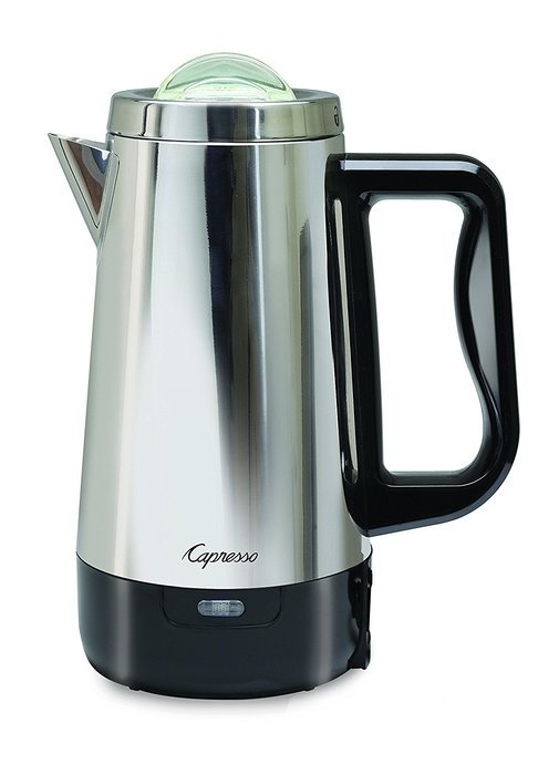 Capresso 405.05 12 Cup Perk Coffee Maker, Metallic N3